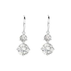 Believe nwt by Brilliance Women's Teardrop Earrings, Silver Plated